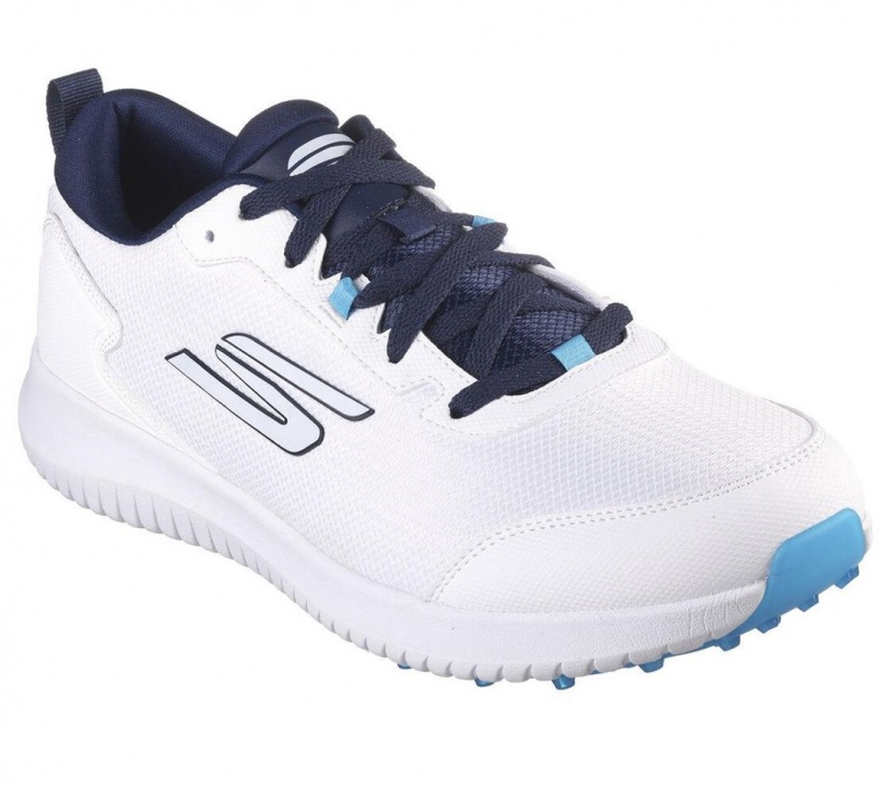 White Skechers Go Golf Max Fairway 4 Men's Walking Shoes | VZWD-60982