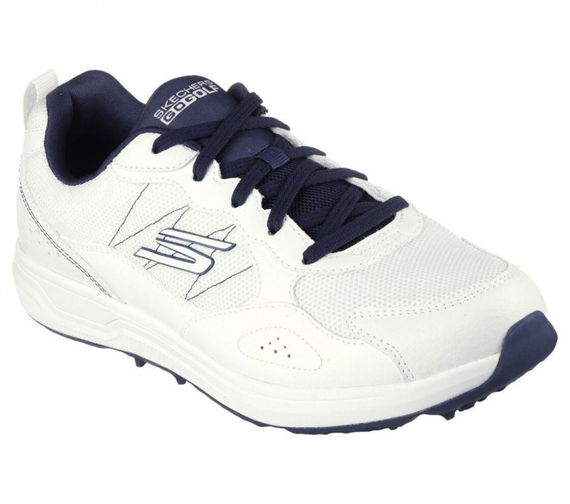 White Skechers Go Golf Prime - Lynx 3 Men's Walking Shoes | GTPS-30278