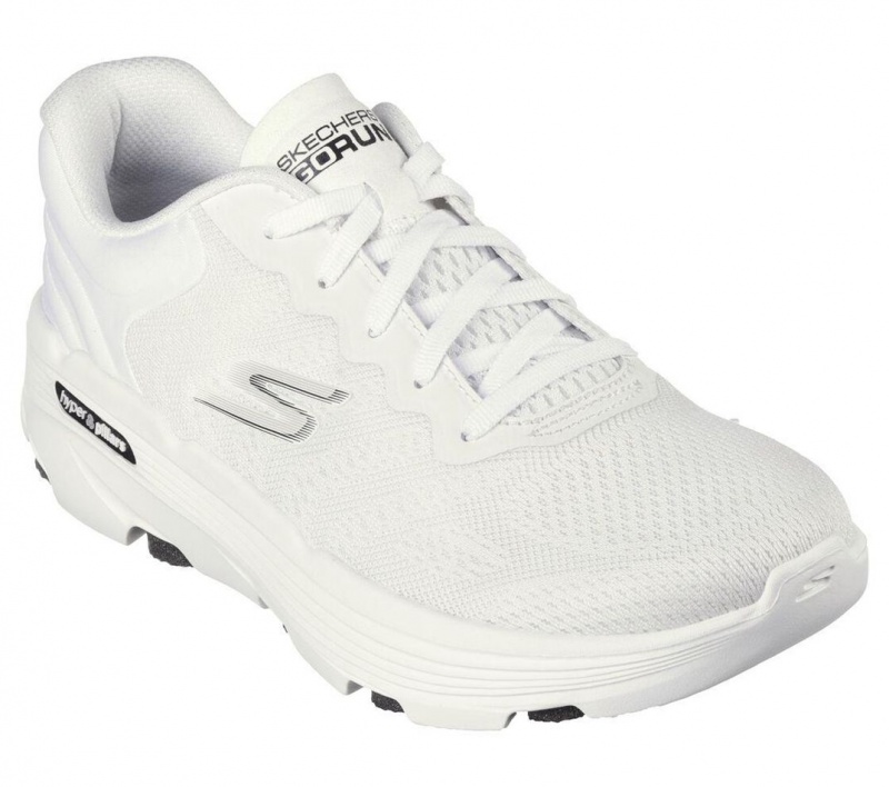 White Skechers Go Run 7.0 - Driven Women's Sneakers | OBMX-64739