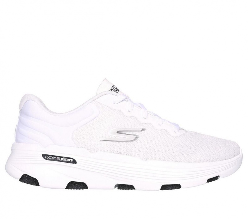 White Skechers Go Run 7.0 - Driven Women\'s Sneakers | OBMX-64739