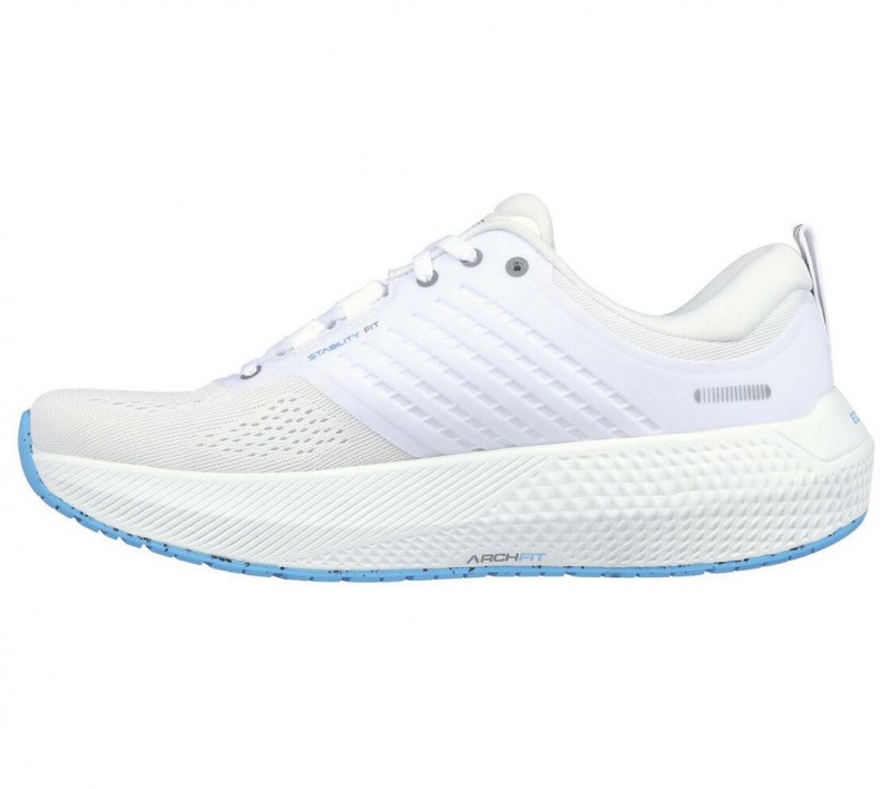 White Skechers Go Run Arch Fit Balance 3 Women's Sneakers | PIVY-48925