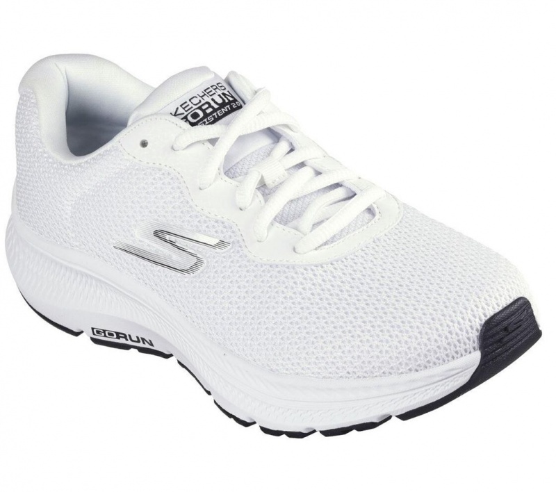 White Skechers Go Run Consistent 2.0 Women's Sneakers | OCLH-30148