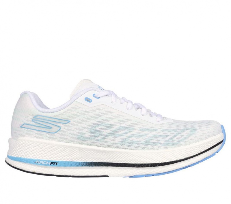 White Skechers Go Run Razor 4 Women\'s Sneakers | AEKD-83429