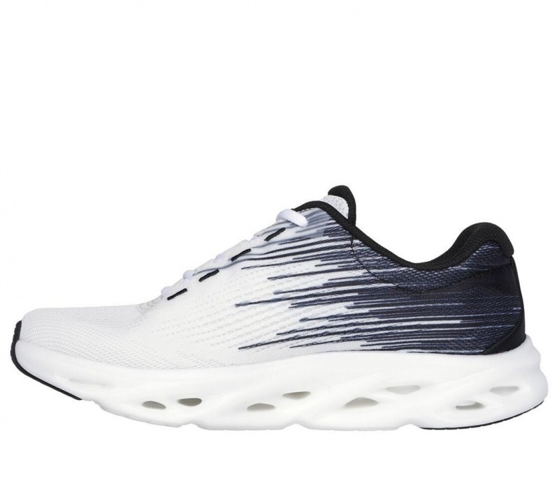 White Skechers Go Run Swirl Tech Speed - Ultimate Stride Women's Sneakers | BDTY-57893