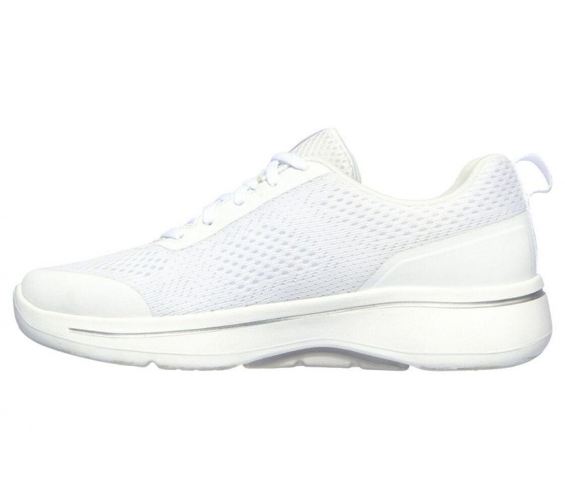 White Skechers Go Walk Arch Fit - Motion Breeze Women's Sneakers | HPMT-98721