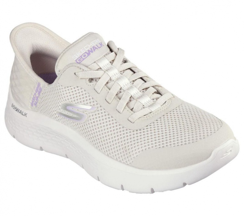 White Skechers Go Walk Flex - Grand Entry Women's Slip On | LVHT-74268