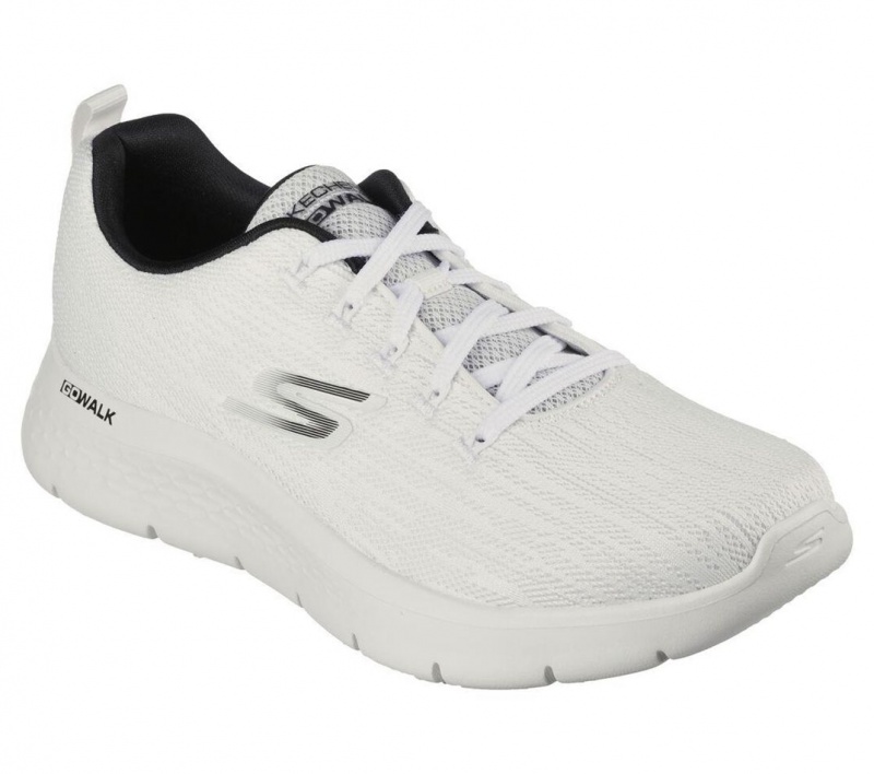 White Skechers Go Walk Flex - Quota Men's Sneakers | OXHS-12807