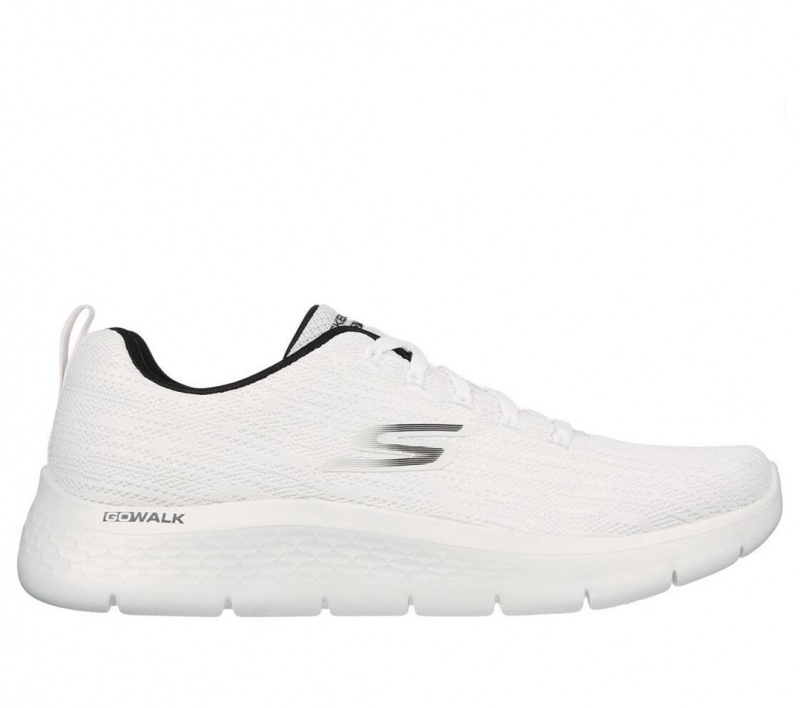 White Skechers Go Walk Flex - Quota Men\'s Sneakers | OXHS-12807