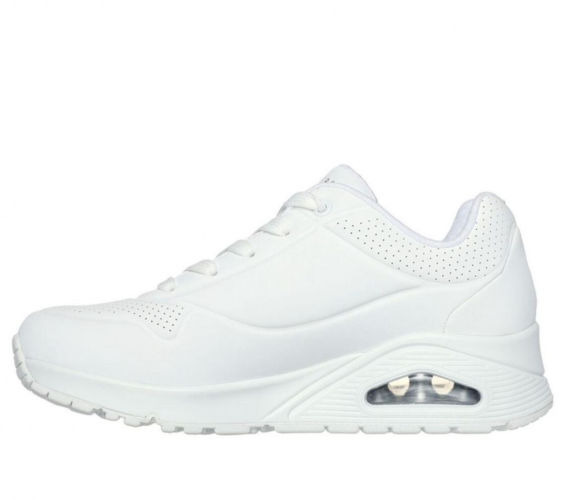 White Skechers Jgoldcrown: Uno - Changed Love Women's Sneakers | BCJH-48012