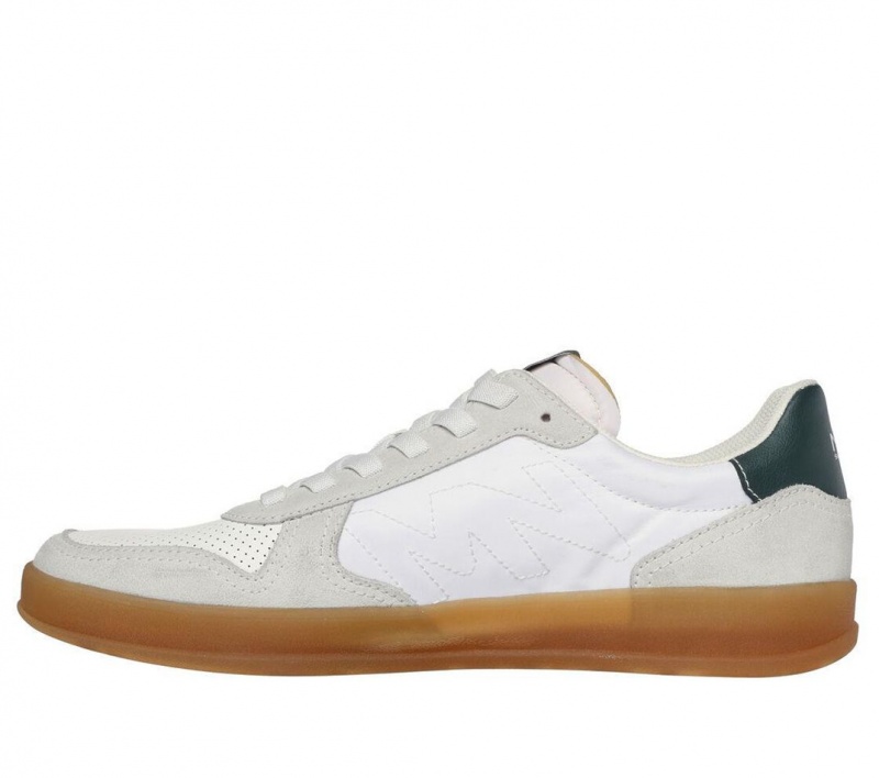 White Skechers Mark Nason: New Wave Cup - The Racket Men's Walking Shoes | STBR-01286