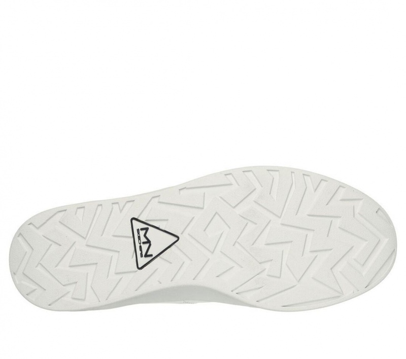 White Skechers Mark Nason: New Wave Cup - The Volley Men's Walking Shoes | LZSW-87319