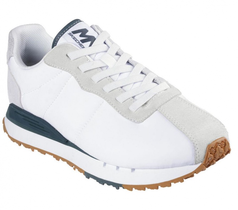 White Skechers Mark Nason Upper Cut Neo Jogger - Iconik Men's Walking Shoes | AWKG-94075