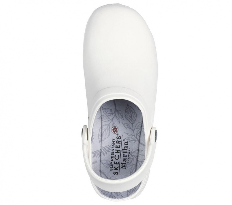 White Skechers Martha Stewart: Arch Fit Riverbound - Garden Days Women's Slip On | JDVS-92603