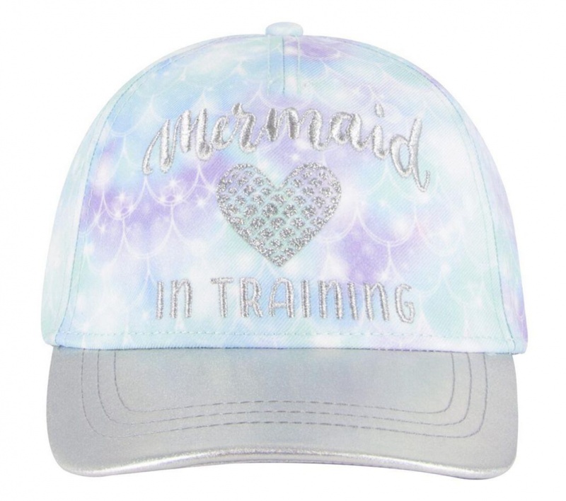 White Skechers Mermaid In Training Men's Hats | KZTV-37580