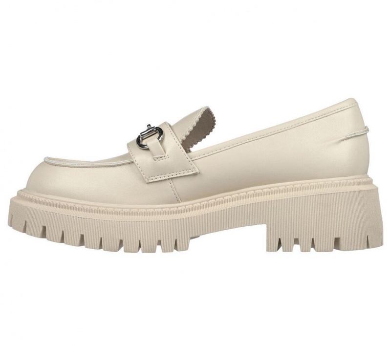 White Skechers Modern Rugged - Sweet Choice Women's Slip On | DHUQ-19362