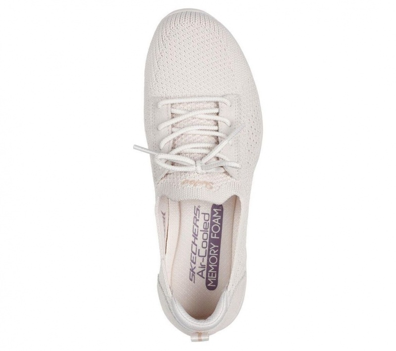 White Skechers Newbury St - Casually Women's Slip On | PVBC-25837