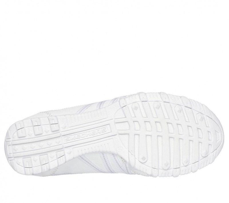 White Skechers Relaxed Fit: Bikers Lite - Relive Women's Slip On | RLGE-02974