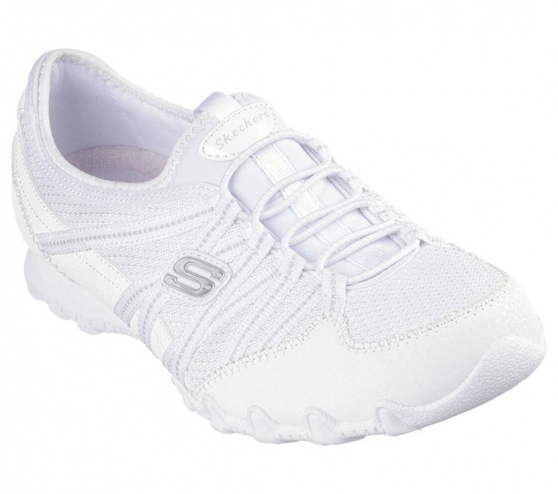 White Skechers Relaxed Fit: Bikers Lite - Relive Women's Slip On | RLGE-02974