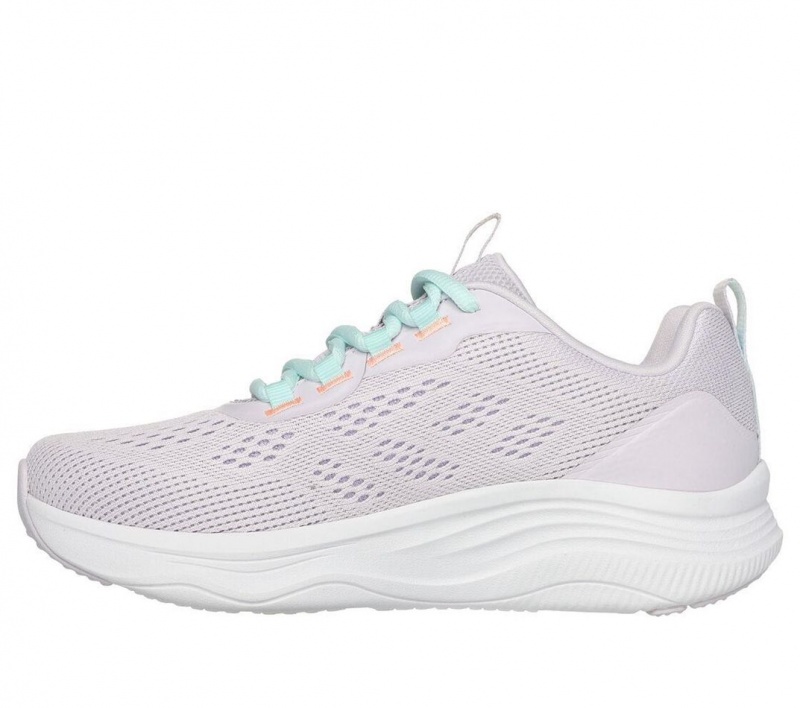 White Skechers Relaxed Fit: D'lux Fitness - Fresh Feel Women's Sneakers | WYAR-63945