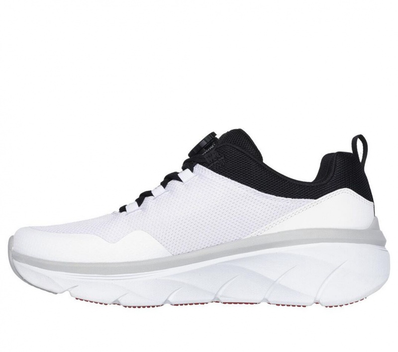 White Skechers Relaxed Fit: D'lux Walker 2.0 - Sunto Men's Sneakers | DYCG-89402