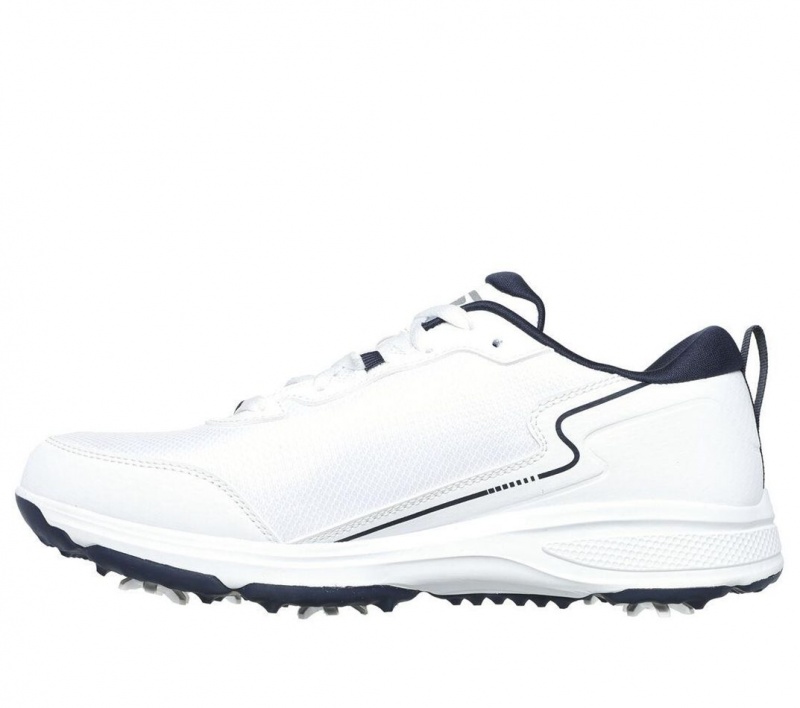 White Skechers Relaxed Fit: Go Golf Torque - Sport 2 Men's Walking Shoes | GBLE-35042