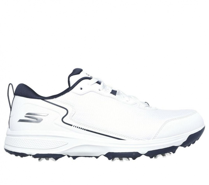 White Skechers Relaxed Fit: Go Golf Torque - Sport 2 Men\'s Walking Shoes | GBLE-35042