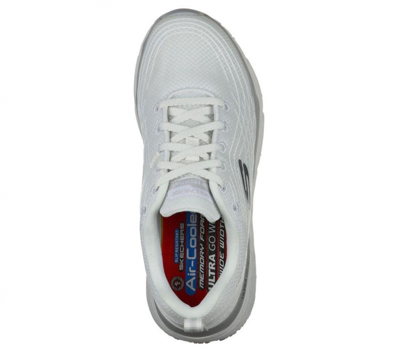 White Skechers Relaxed Fit: Max Cushioning Elite Sr Women's Work Shoes | YCET-35941