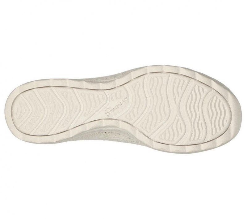 White Skechers Relaxed Fit: Up-lifted - Its Fate Women's Flats | NSTR-12583