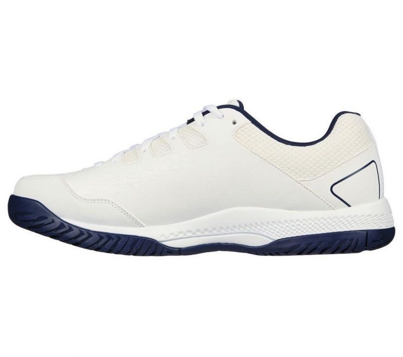 White Skechers Relaxed Fit: Viper Court - Pickleball Men's Sneakers | FYCR-09146