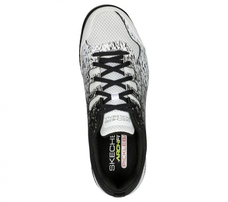 White Skechers Relaxed Fit: Viper Court - Pickleball Men's Sneakers | UZRC-12349