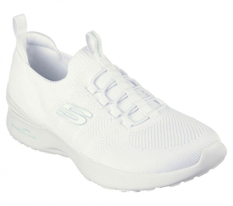 White Skechers Skech-air Dynamight - Perfect Steps Women's Sneakers | WFLS-06197