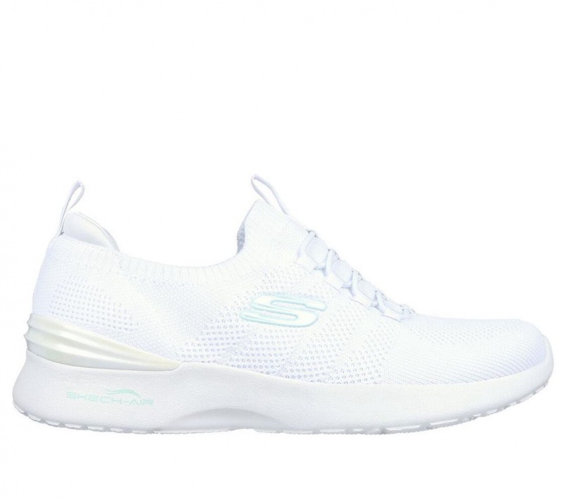 White Skechers Skech-air Dynamight - Perfect Steps Women\'s Sneakers | WFLS-06197