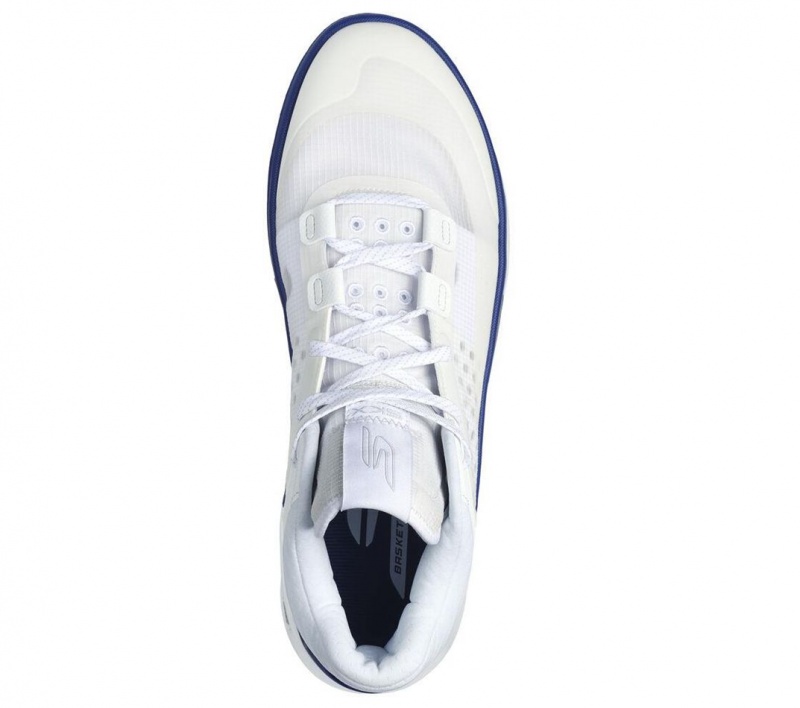 White Skechers Skx Resagrip Men's Sneakers | QBVT-60549