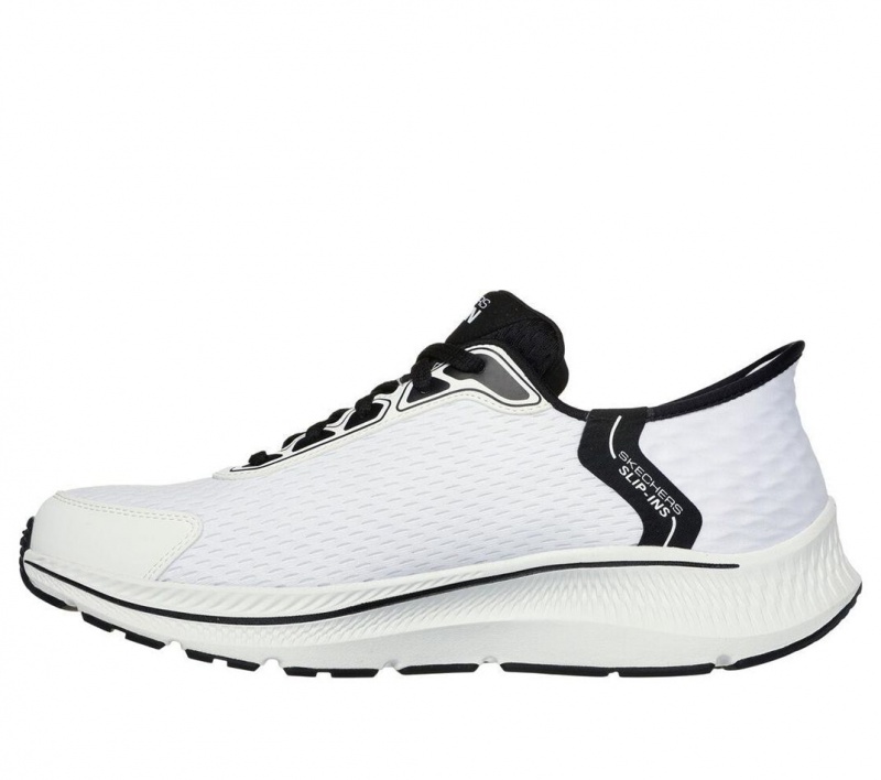 White Skechers Slip-ins: Go Run Consistent - Empowered Men's Sneakers | NSWG-14370