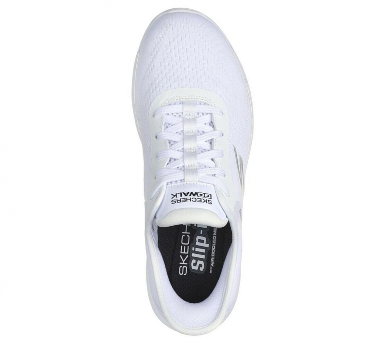 White Skechers Slip-ins: Go Walk 7 - Valin Women's Sneakers | WMDU-90273