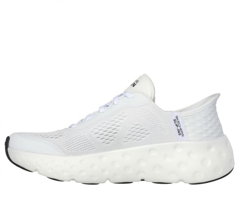 White Skechers Slip-ins: Max Cushioning Hyper Craze Women's Sneakers | UKLC-45907