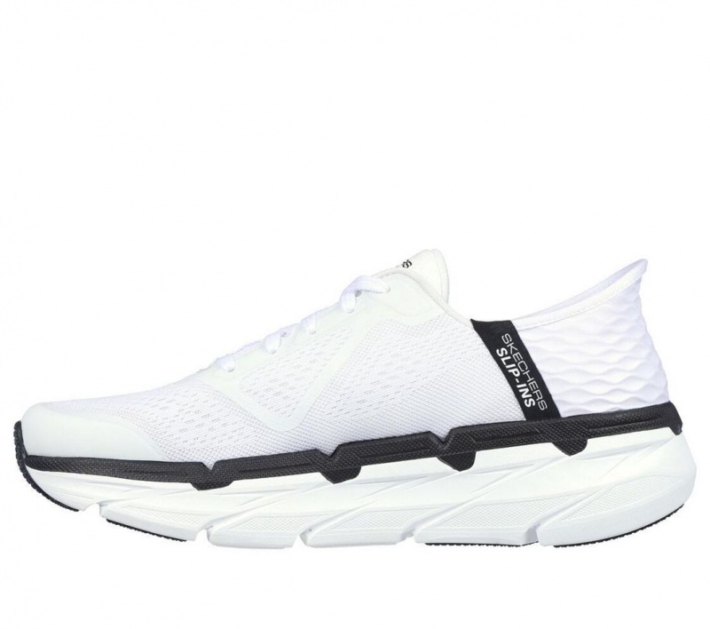 White Skechers Slip-ins: Max Cushioning Premier Men's Sneakers | ZIMN-76941