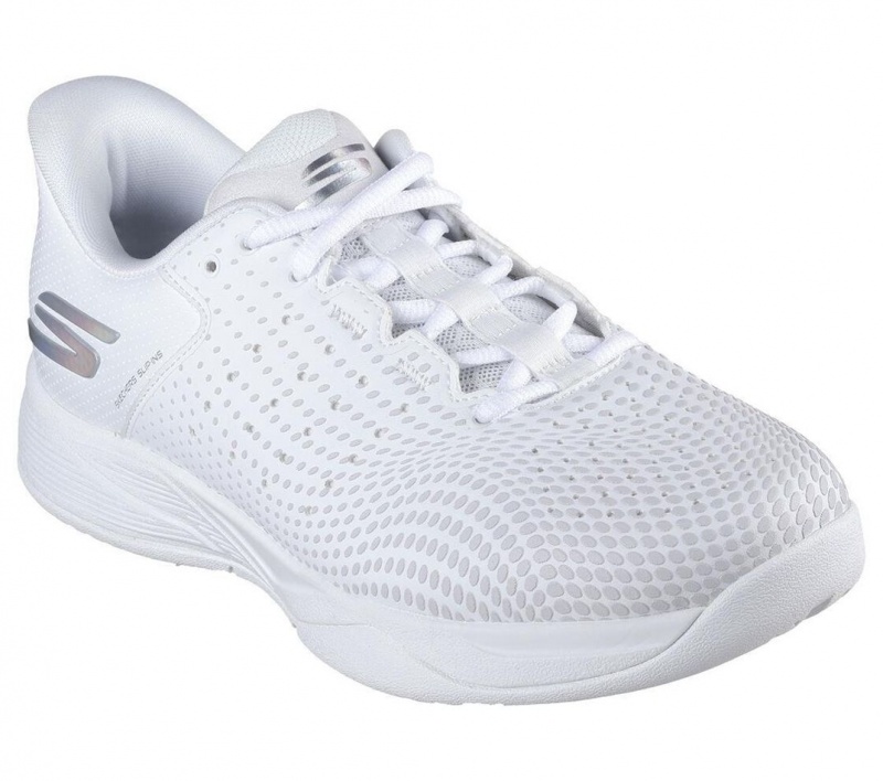 White Skechers Slip-ins Relaxed Fit: Viper Court Reload Women's Sneakers | NGCE-97641