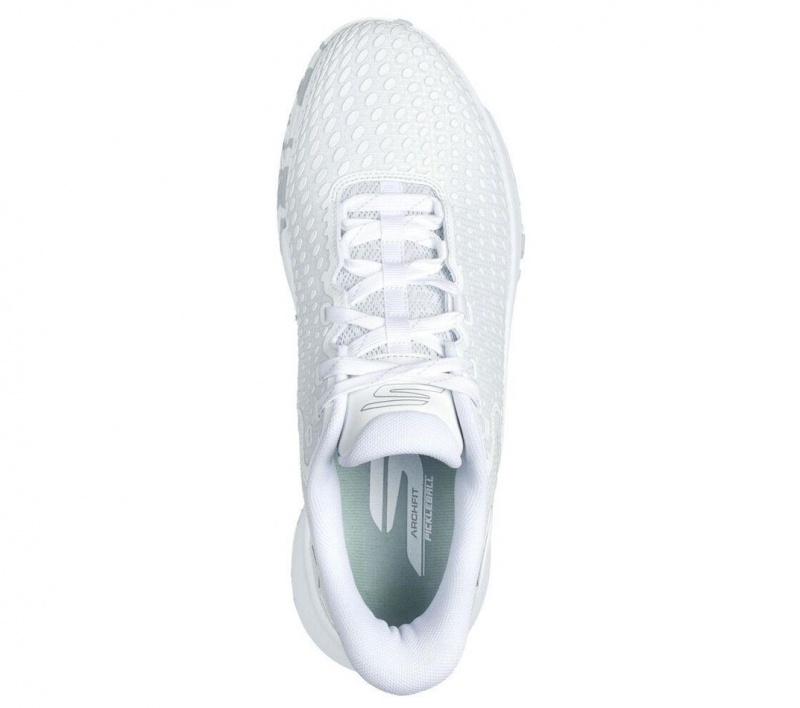 White Skechers Slip-ins: Viper Court Elite Men's Sneakers | XJTS-16580