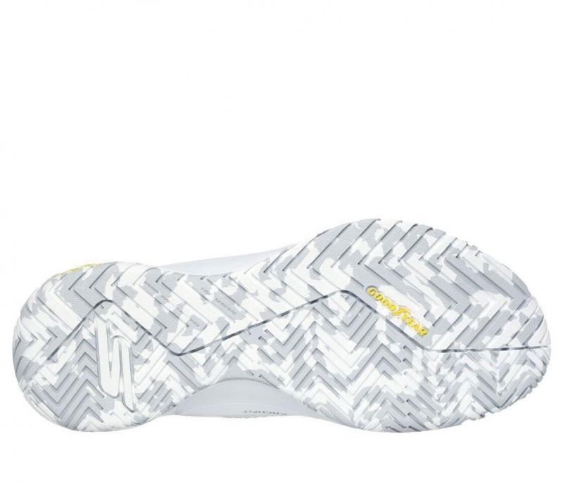 White Skechers Slip-ins: Viper Court Elite Men's Sneakers | XJTS-16580