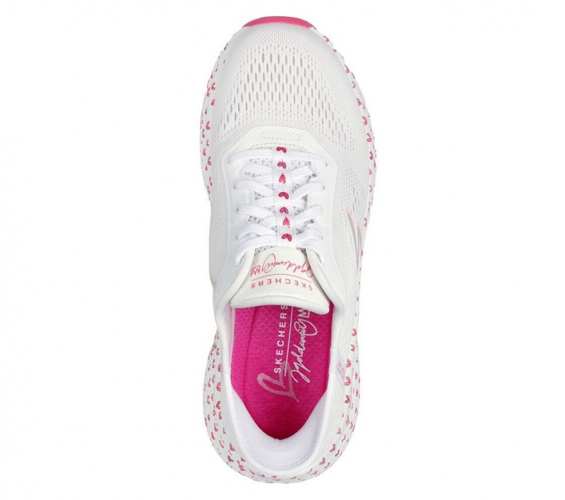 White Skechers Slip-ins X Jgoldcrown: Max Cushioning Women's Sneakers | LGBC-20967