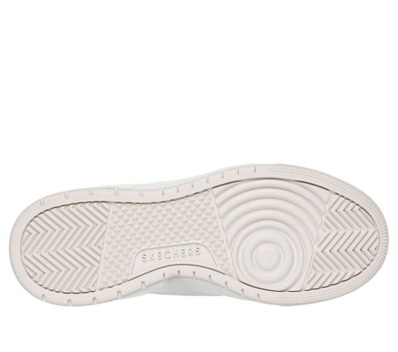 White Skechers Uno Court - Courted Style Women's Sneakers | PZCF-95673