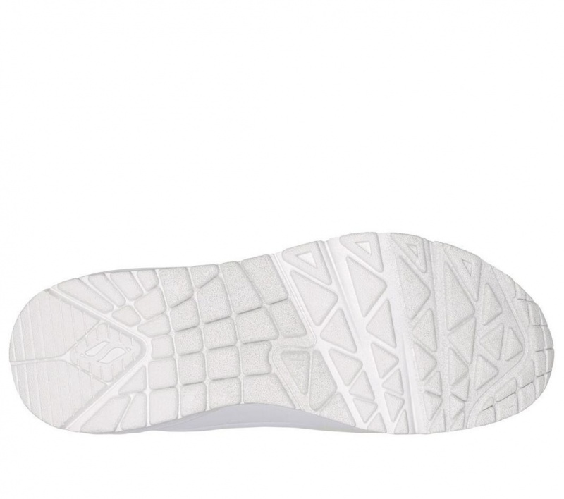 White Skechers Uno - Stand On Air Women's Sneakers | GPFT-29475