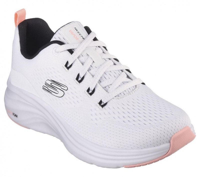 White Skechers Vapor Foam - Fresh Trend Women's Sneakers | TJCF-43769