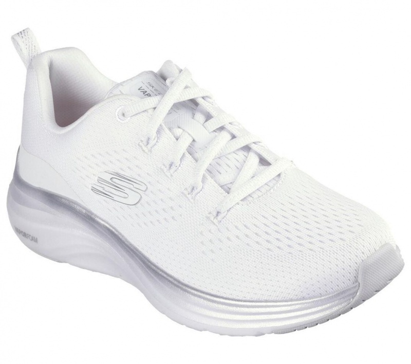 White Skechers Vapor Foam - Midnight Glimmer Women's Sneakers | JYGF-26107