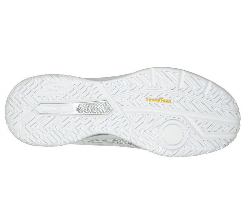 White Skechers Viper Court - Pickleball Women's Sneakers | FBZM-47932