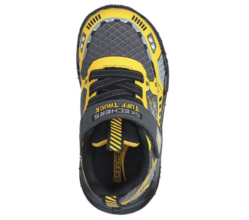 Yellow Skechers Skech Tracks Boys' Sneakers | FKVX-58126