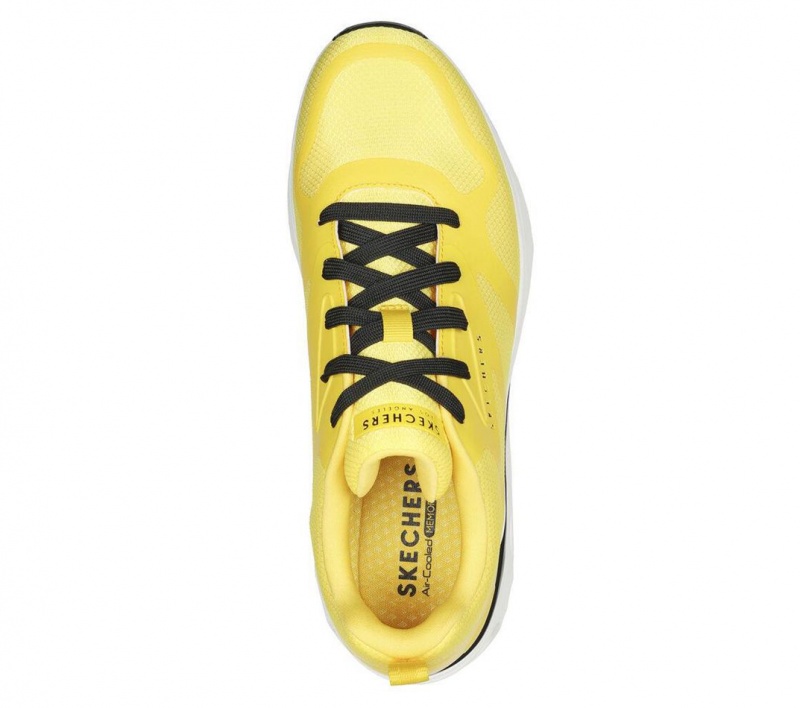 Yellow Skechers Tres-air Uno - Revolution-airy Men's Sneakers | DVTP-02598